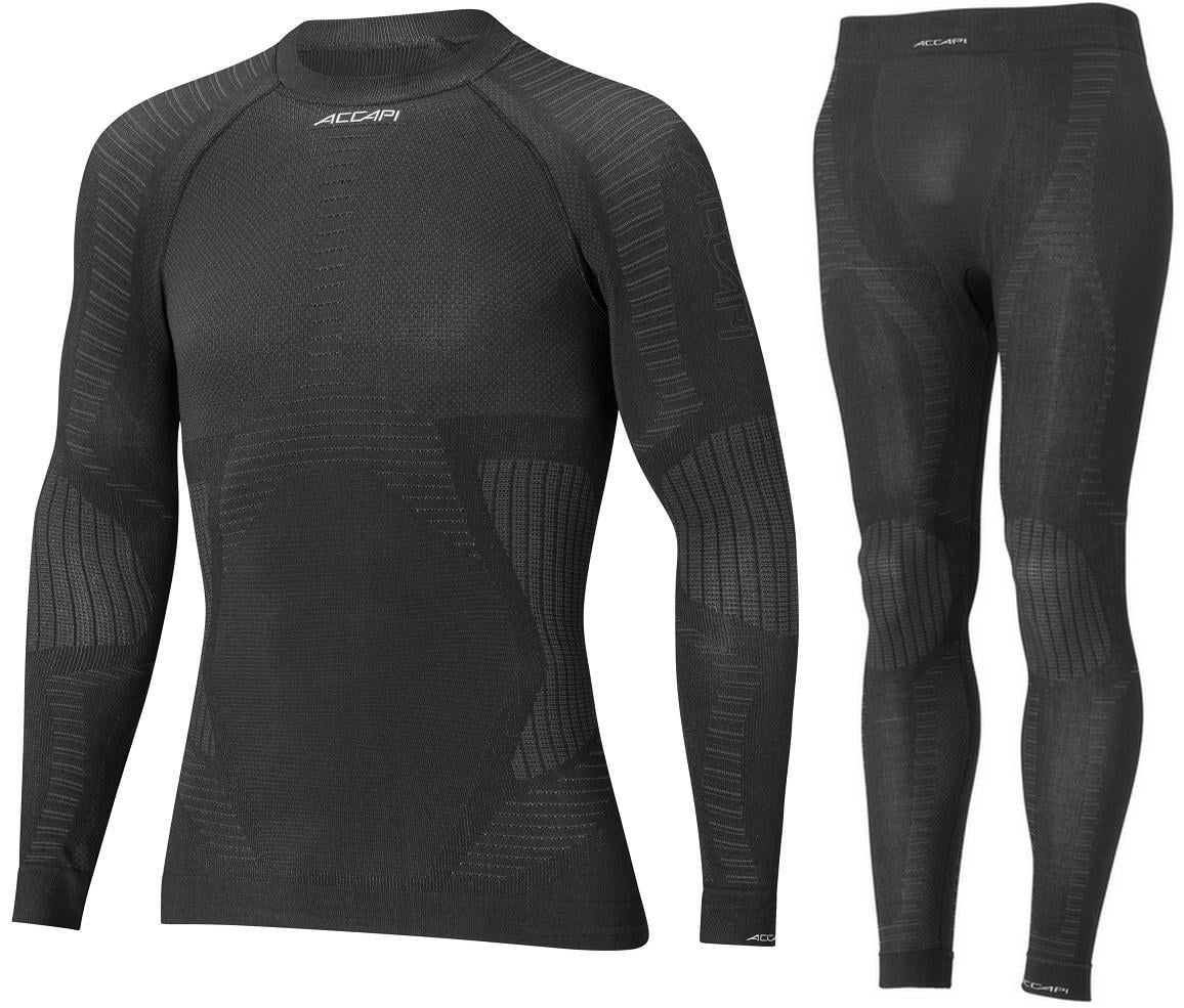 Термокофта и брюки мужские Accapi Experience M/L Black/Antracite