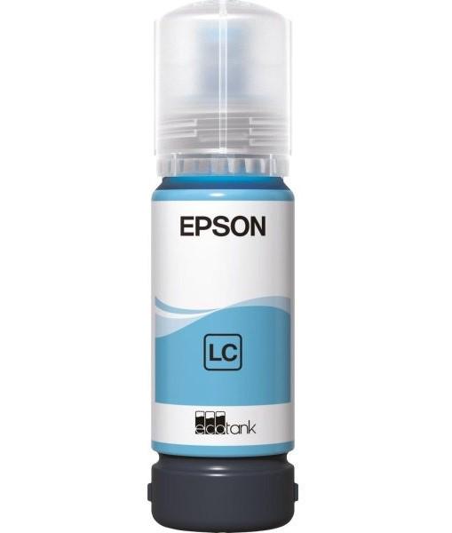 Чернила для струйного принтера Epson 108 EcoTank C13T09C54A 70 мл Светло-голубой (597652)