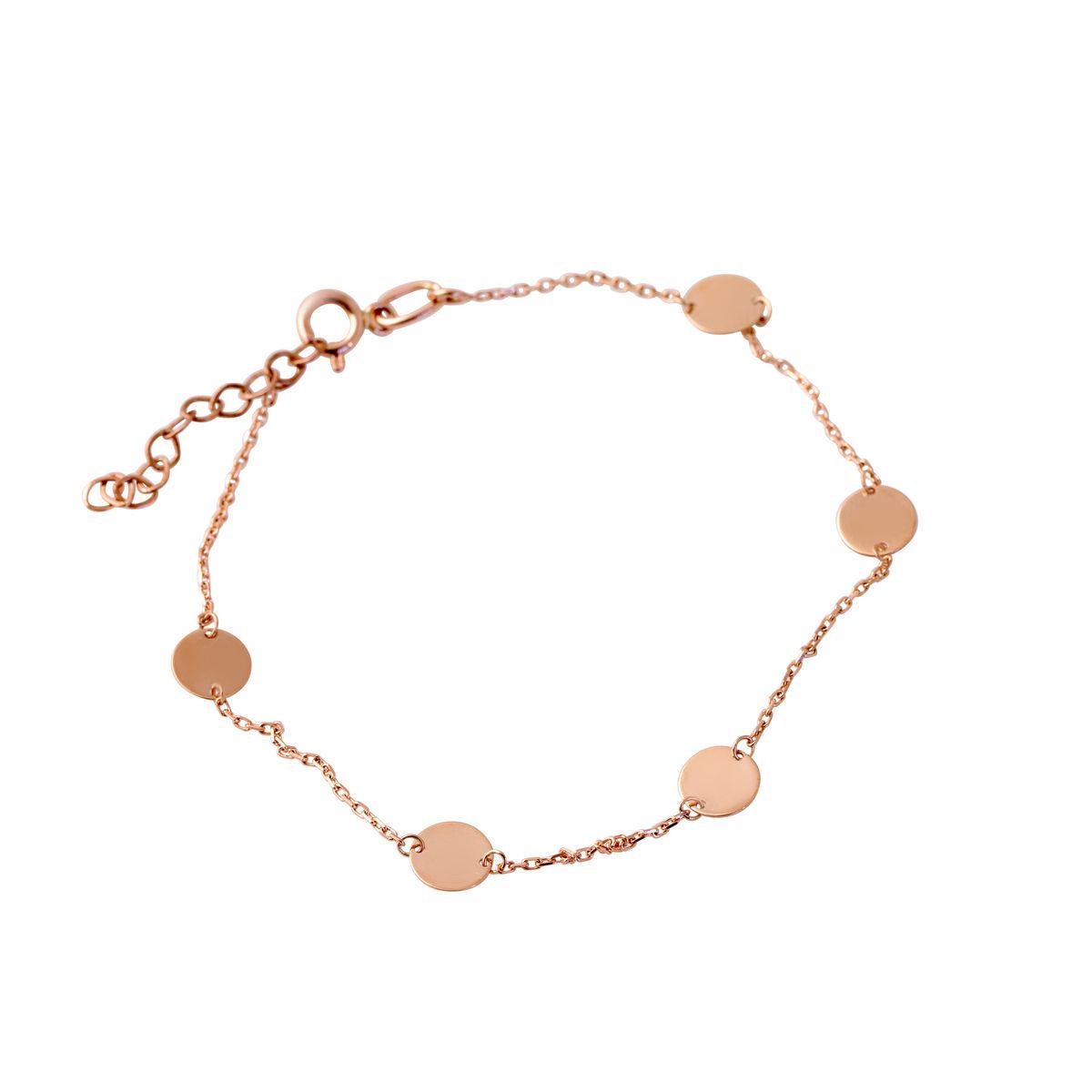 Браслет золотой без камней р. 17 (2052500)