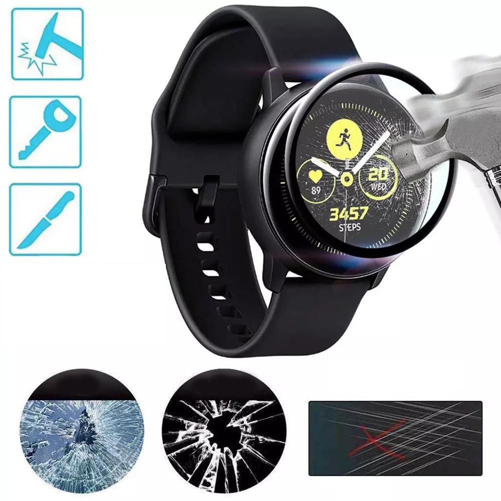 Защитная пленка BeCover для Samsung Galaxy Watch Active SM/R500 Black (706034) - фото 5