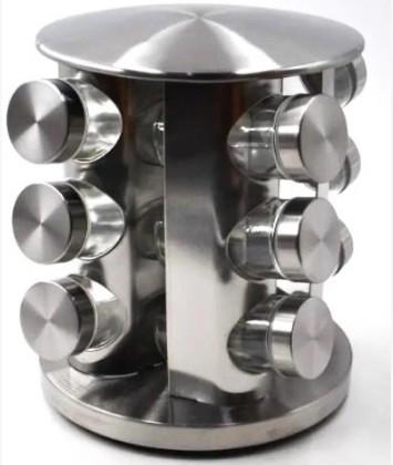 Набор для специй Bohmann BH-7860 на подставке 12 баночек (1889668660) - фото 3 Набор для специй Bohmann BH-7860 на подставке 12 баночек (1889668660) - фото 3