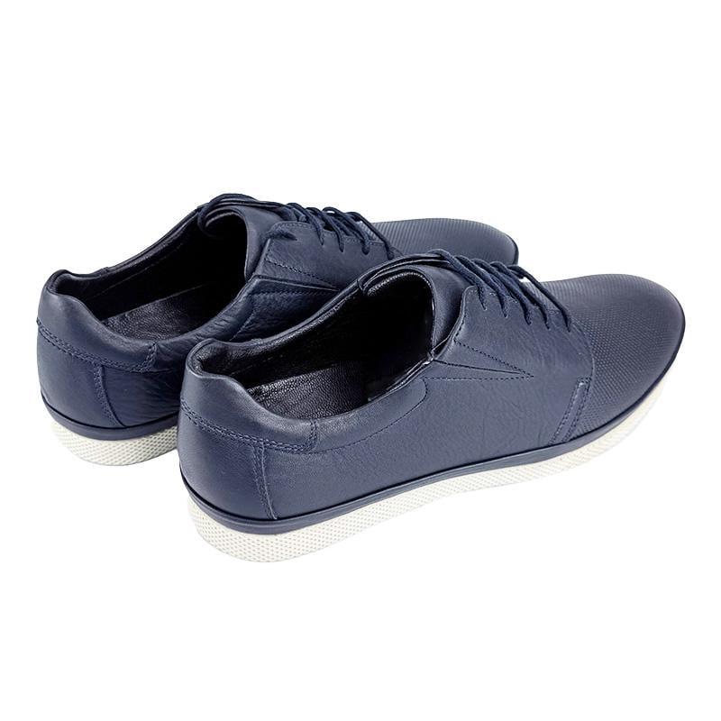 Туфли мужские кожаные N-00883 p. 40 26 см Синий - фото 4