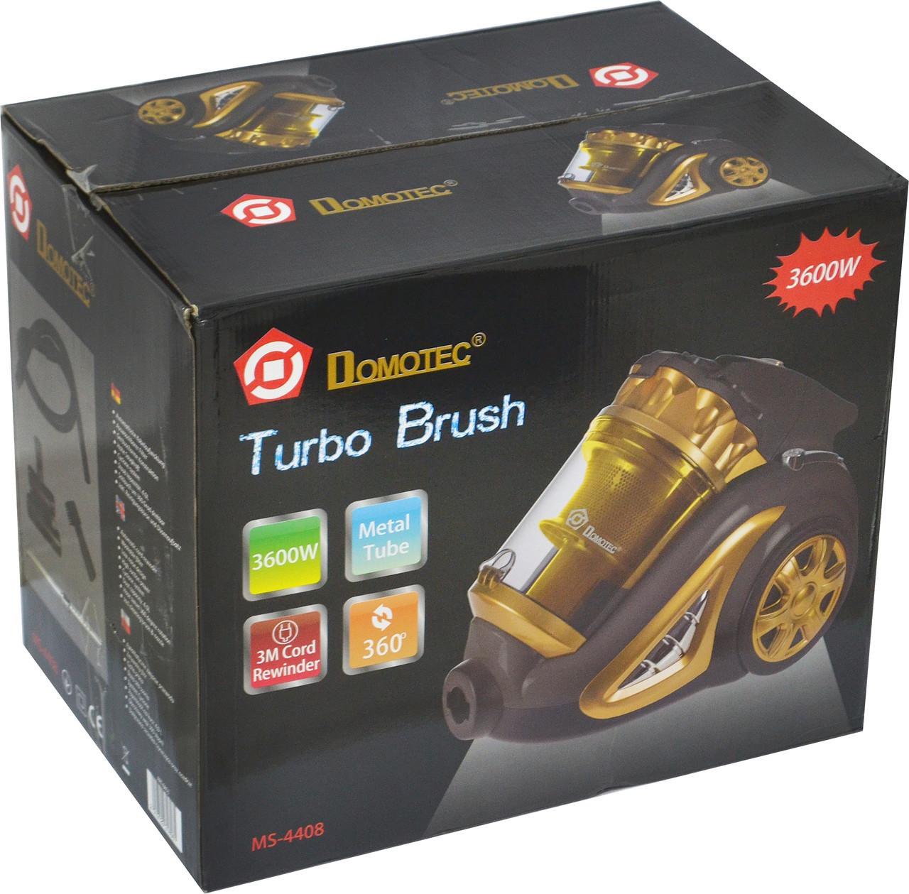 Пилосос циклонний MS 4408 3600W HEPA з турбощіткою/без мішка