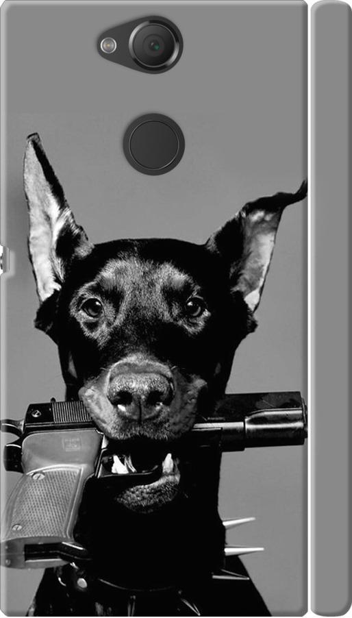Чехол на Sony Xperia XA2 H4113 Доберман (2745m-1357-42517) Чехол на Sony Xperia XA2 H4113 Доберман (2745m-1357-42517)