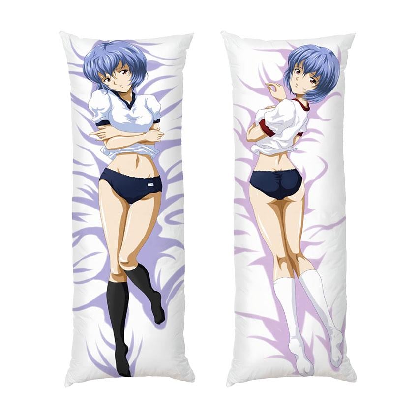 Подушка дакимакура Evangelion Rei Ayanami 4 габардин 120х40 см
