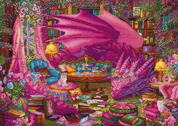 Набір для вишивання хрестиком L9970 The Reading Realm Letistitch
