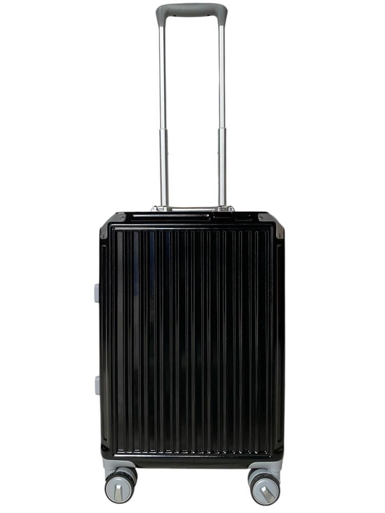 Чемодан маленький под ручную кладь Milano bag 013 поликарбонат S Черный