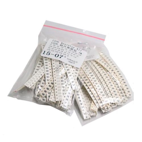 Резистор SMD 1206 1/4 Вт 1% 1 Ом-1 МОм 660 шт. (424421)