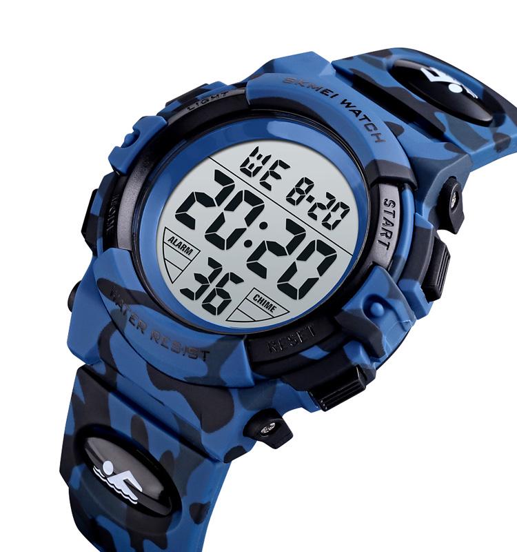 Часы наручные детские Skmei 1548 Camouflage Dark Blue (17149)
