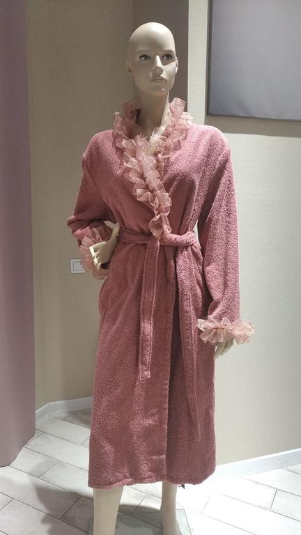 Халат жіночий Luna di Giorno L/XL антична троянда (3255-old-rose)