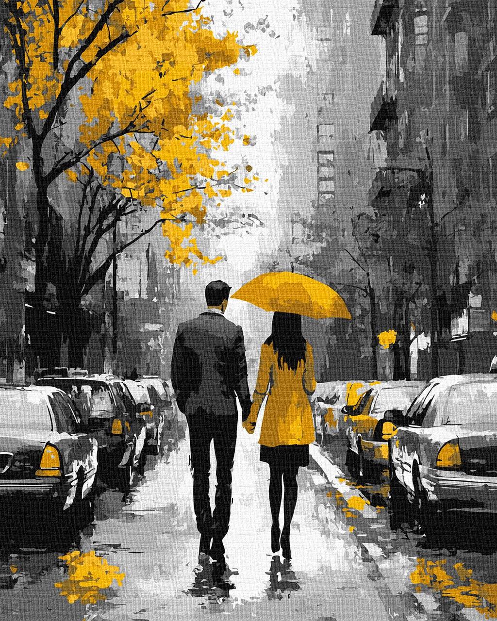 Картина по номерам Ideyka Романтическими улочками 40х50 см (2867221898)