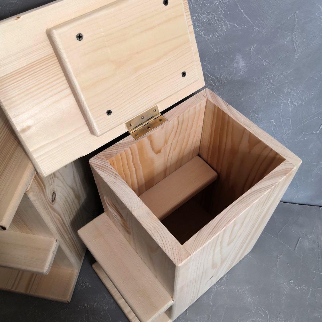 Будиночок для білок з дерева Жолудь Бланже (ДДБ-000501) - фото 3