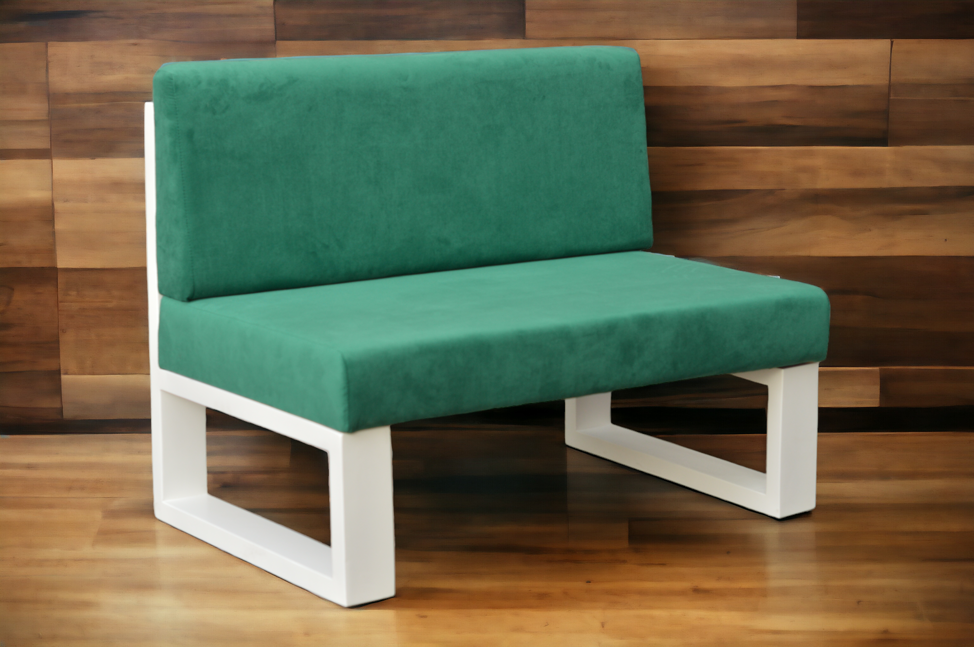 Диван Woodyloftstyle WLS D23 Лофт 1100x690x850 мм Зелений (D-23/М-110/2/J/2/03) - фото 3