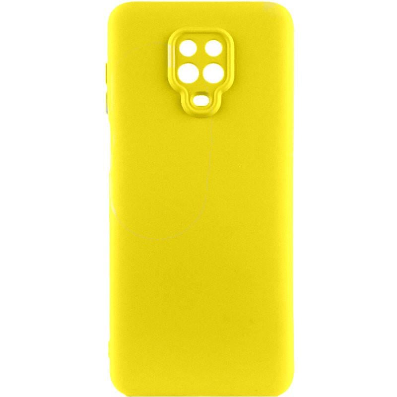 Протиударний чохол Silicone Cover Lakshmi Full Camera (A) для Xiaomi Redmi Note 9s / Note 9 Pro / Note 9 Pro Max Жовтий