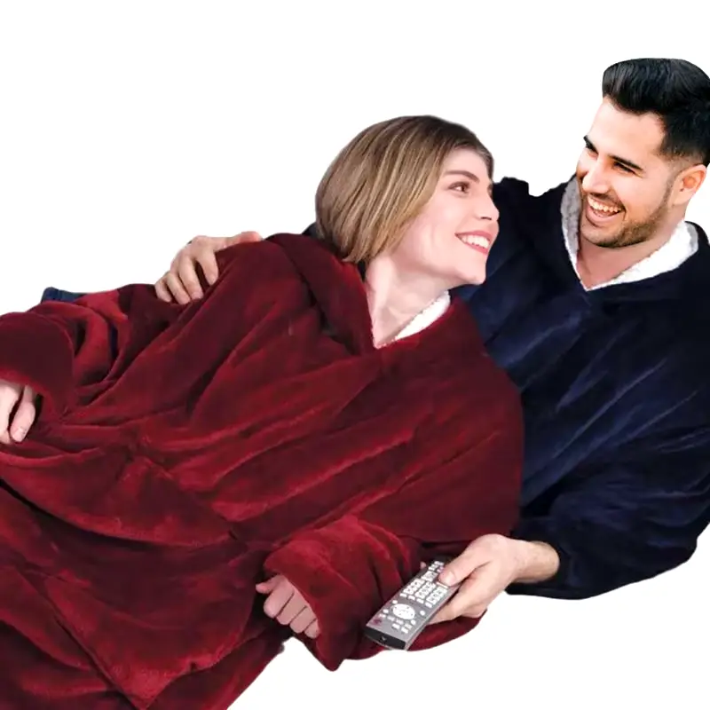 Толстовка-плед с капюшоном Серый/Бордо/Синий (2393856513) Толстовка-плед с капюшоном Серый/Бордо/Синий (2393856513)