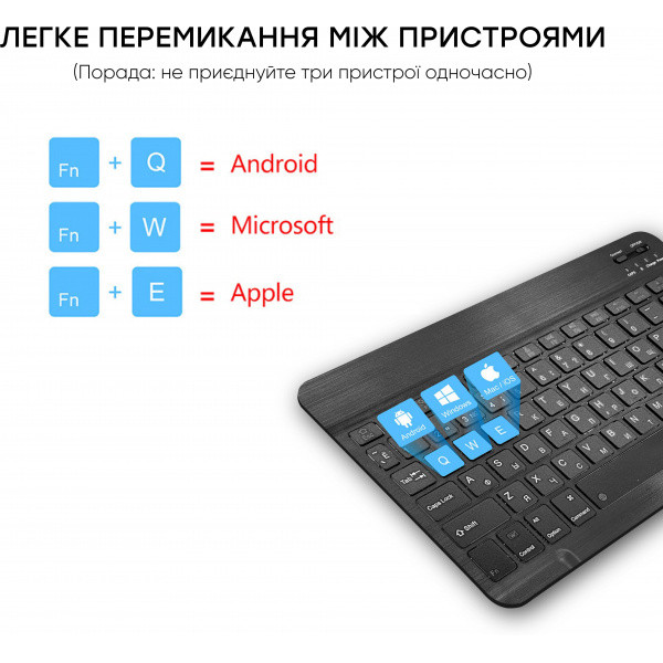 Беспроводная bluetooth-клавиатура Airon Easy Tap для Smart TV и планшета (6421) - фото 6