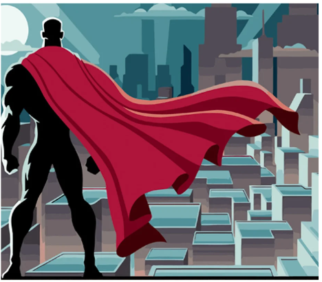 Картина по номерам Strateg Охрана ночного города 30х40 см (SS6689)