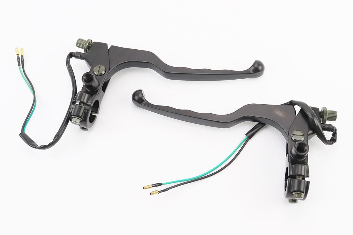 Важелі керма до мотоцикла Viper-125-150J двигунів CG/CB з кріпленням під дзеркало M10 права-ліва різьба 2 шт.