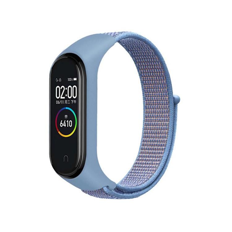 Ремінець Nylon Style BeCover для Xiaomi Mi Smart Band 5 Light Blue (705425)