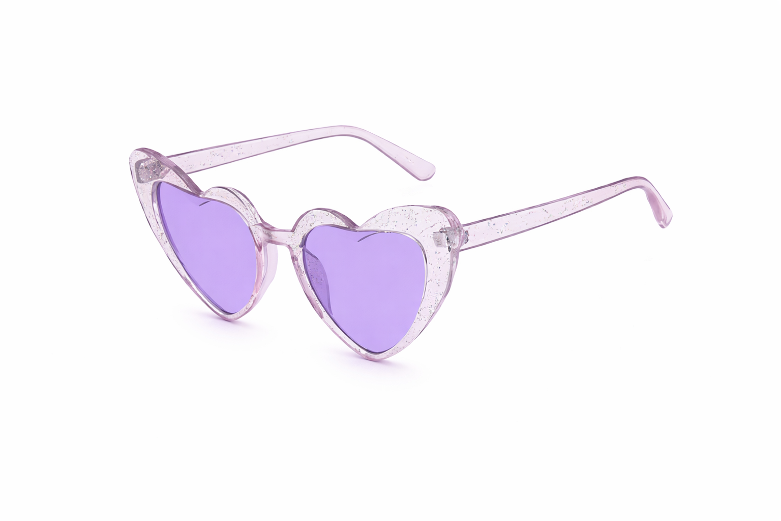 Солнцезащитные очки в форме сердца Фиолетовый