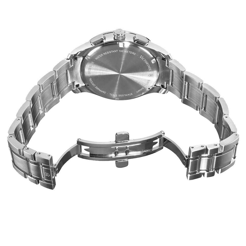 Наручний годинник чоловічий Victorinox Swiss Army Alliance Ii Chrono кварцевий Silver (V241478) - фото 4 Наручний годинник чоловічий Victorinox Swiss Army Alliance Ii Chrono кварцевий Silver (V241478) - фото 4