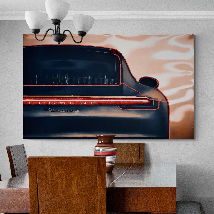 Картина на холсте HolstPrint Porsche Cayenne 50х100 см