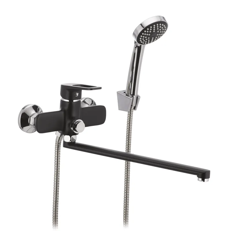 Смеситель для ванны MIXXUS Nevada 006 из силумина Черный (MX0017)