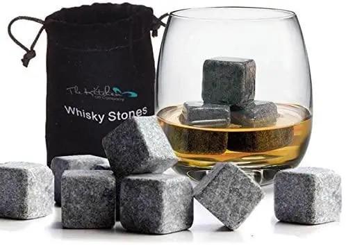Камни для охлаждения напитков натуральные Whiskey Stones многоразовые 9 шт. (5513) - фото 3