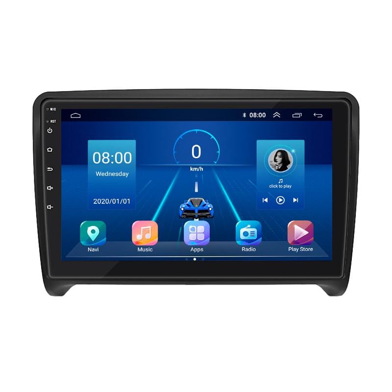 Автомагнітола штатна Lesko 4G/Wi-Fi GPS для Audi TTS II 8J Рестайлінг 2010-2014 2/32Gb 9" (1656364802)