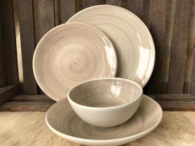 Набір обідніх тарілок Cosy&Trendy Turbolino 27 см 6 шт. Brown - фото 2 Набір обідніх тарілок Cosy&Trendy Turbolino 27 см 6 шт. Brown - фото 2