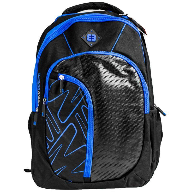 Городской рюкзак Enrico Benetti Natal для ноутбука 17" 35 л Black/Kobalt (Eb47107 058)