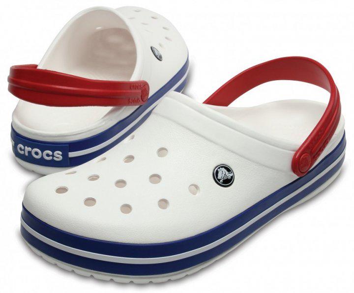 Сабо Crocs Crocband р. W8/EUR 38-39 White/Blue (8584061)