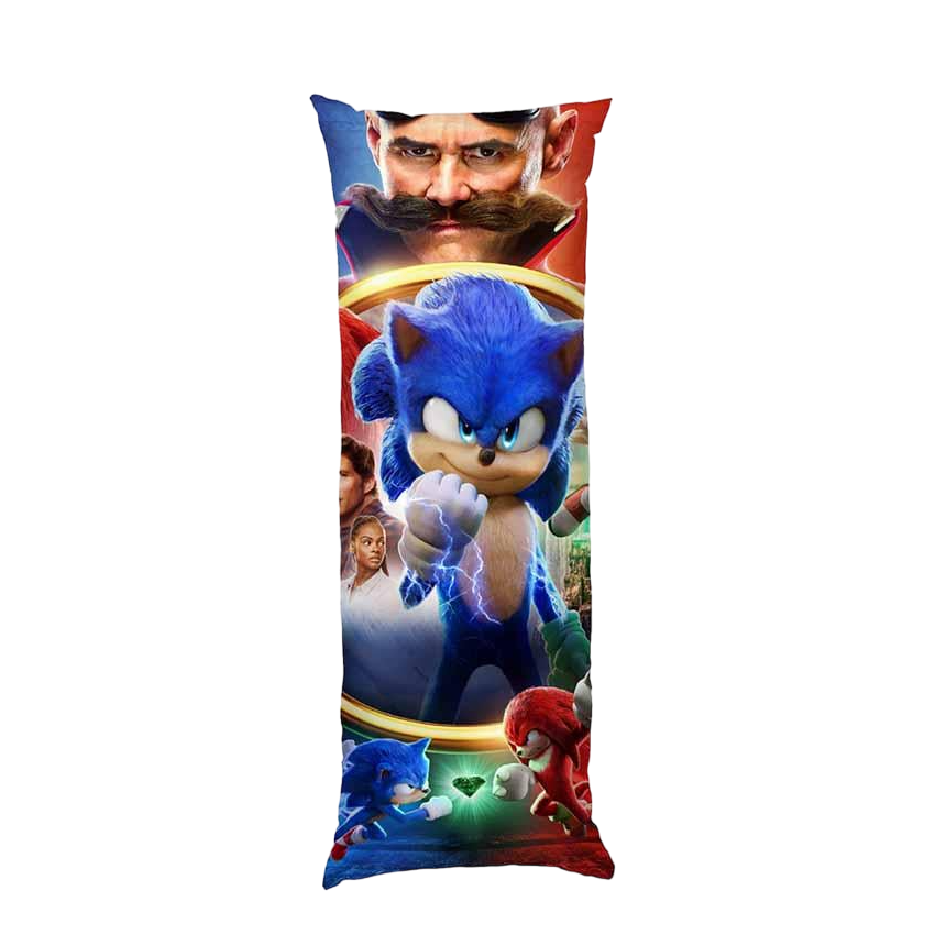 Подушка дакимакура Sonic Movie Characters габардин 140х45 см (113870-2)