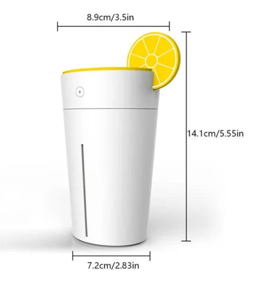 Зволожувач повітря Elite Lemon Humidifier з LED підсвічуванням 200 мл Жовтий (EL-544-1) - фото 2