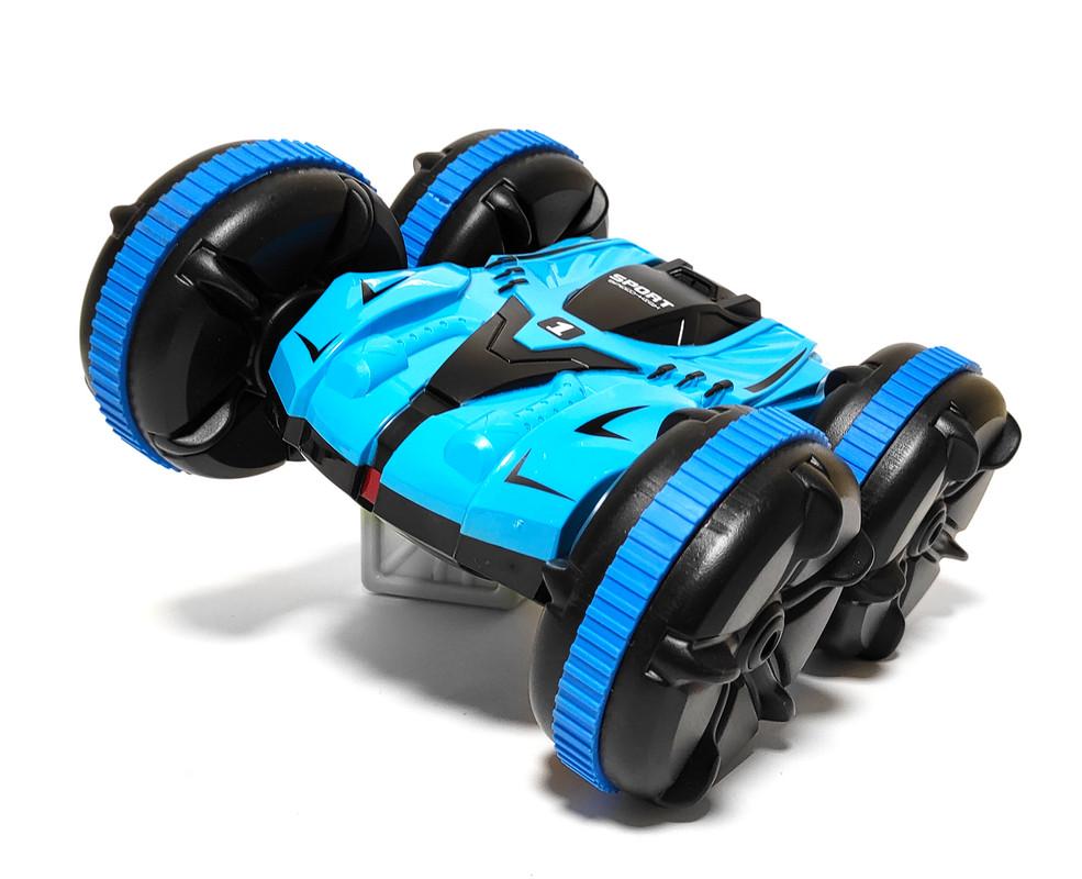 Машинка перевертыш Super Walker 20 см Синий - фото 3 Машинка перевертыш Super Walker 20 см Синий - фото 3