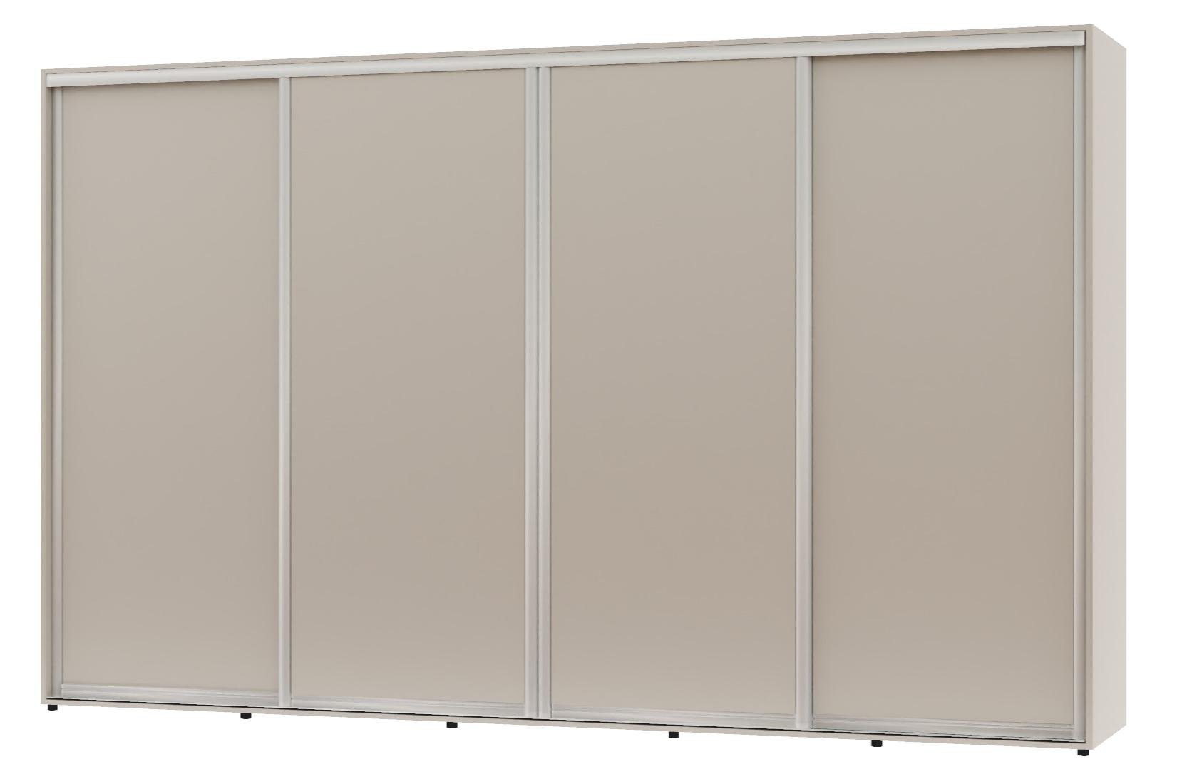 Шафа-купе чотиридверна Алекса ДСП 370х45х250 см Кашемір (56953) - фото 1 Шафа-купе чотиридверна Алекса ДСП 370х45х250 см Кашемір (56953) - фото 1