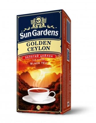 Чай чорний Sun Gardens Golden Ceylon 50 г 25 ф/п
