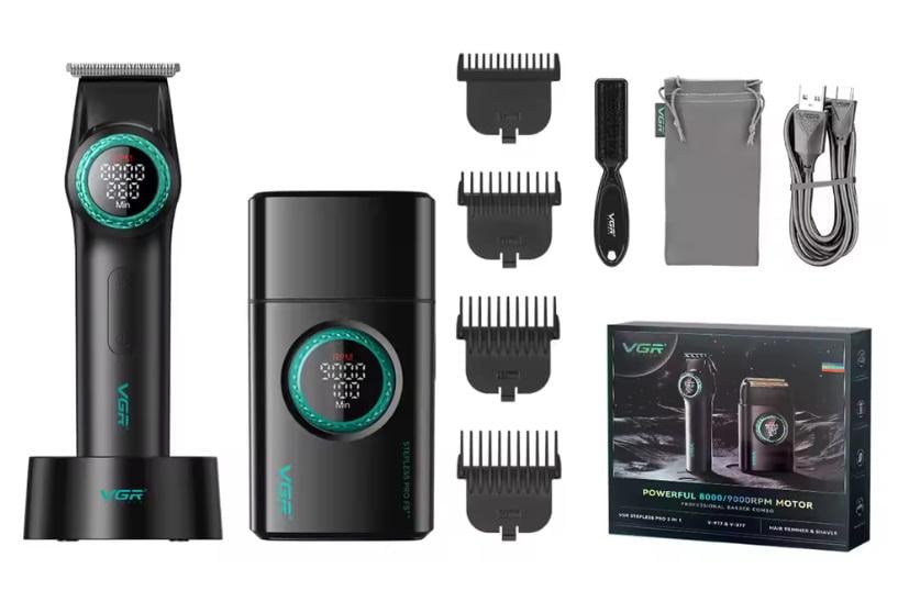 Комплект для стрижки VGR V-977/V-377 Black