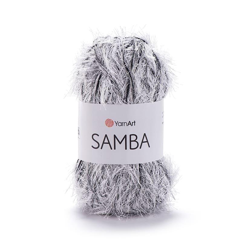 Пряжа YarnArt Samba Арктический Серый