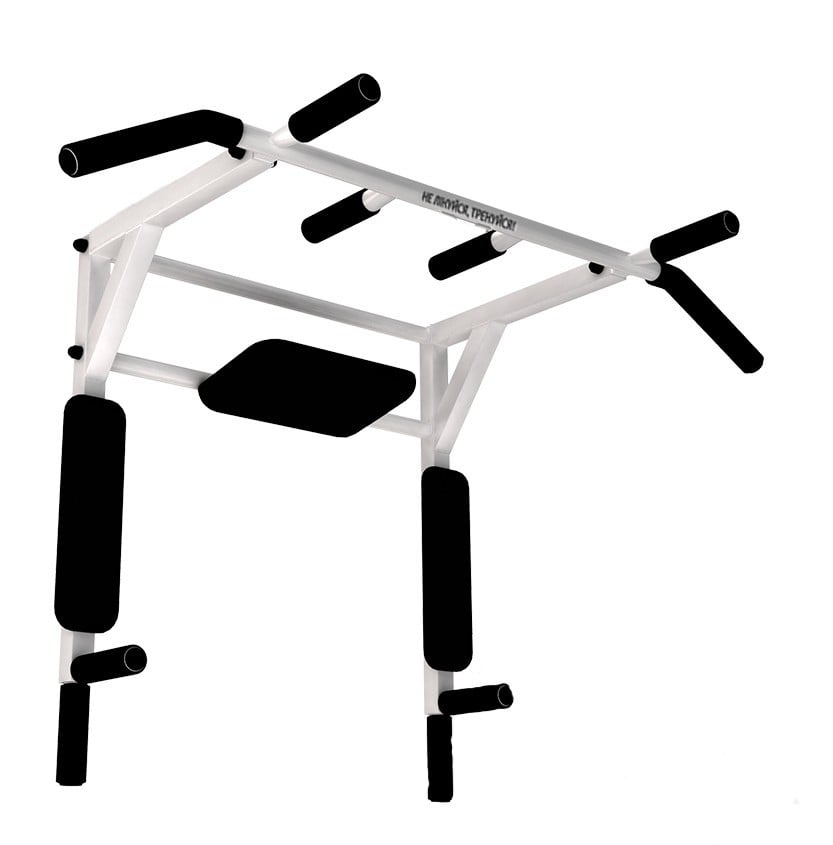 Турник-брусья на стену PowerPullUp 5в1 Белый (p3043-white) - фото 1 Турник-брусья на стену PowerPullUp 5в1 Белый (p3043-white) - фото 1