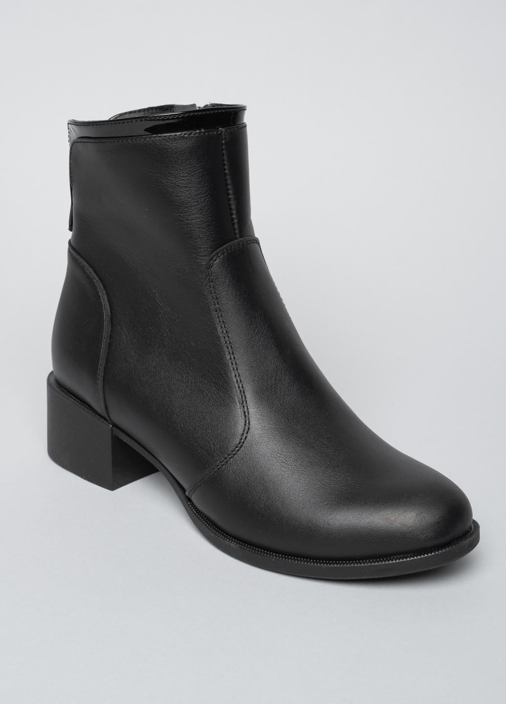 Ботинки женские кожаные Power 45 р. 36 Черный (344558)