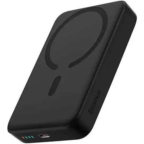 Батарея портативна BASEUS Magnetic Mini Wireless Quick Charging PPCX110201 10000 mAh 30W Black