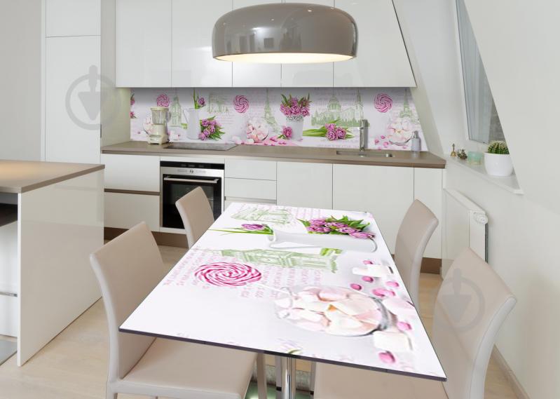 Наклейка 3Д вінілова на стіл Zatarga «Вельветовий зефір» 600х1200 мм (Z182521st) Наклейка 3Д вінілова на стіл Zatarga «Вельветовий зефір» 600х1200 мм (Z182521st)