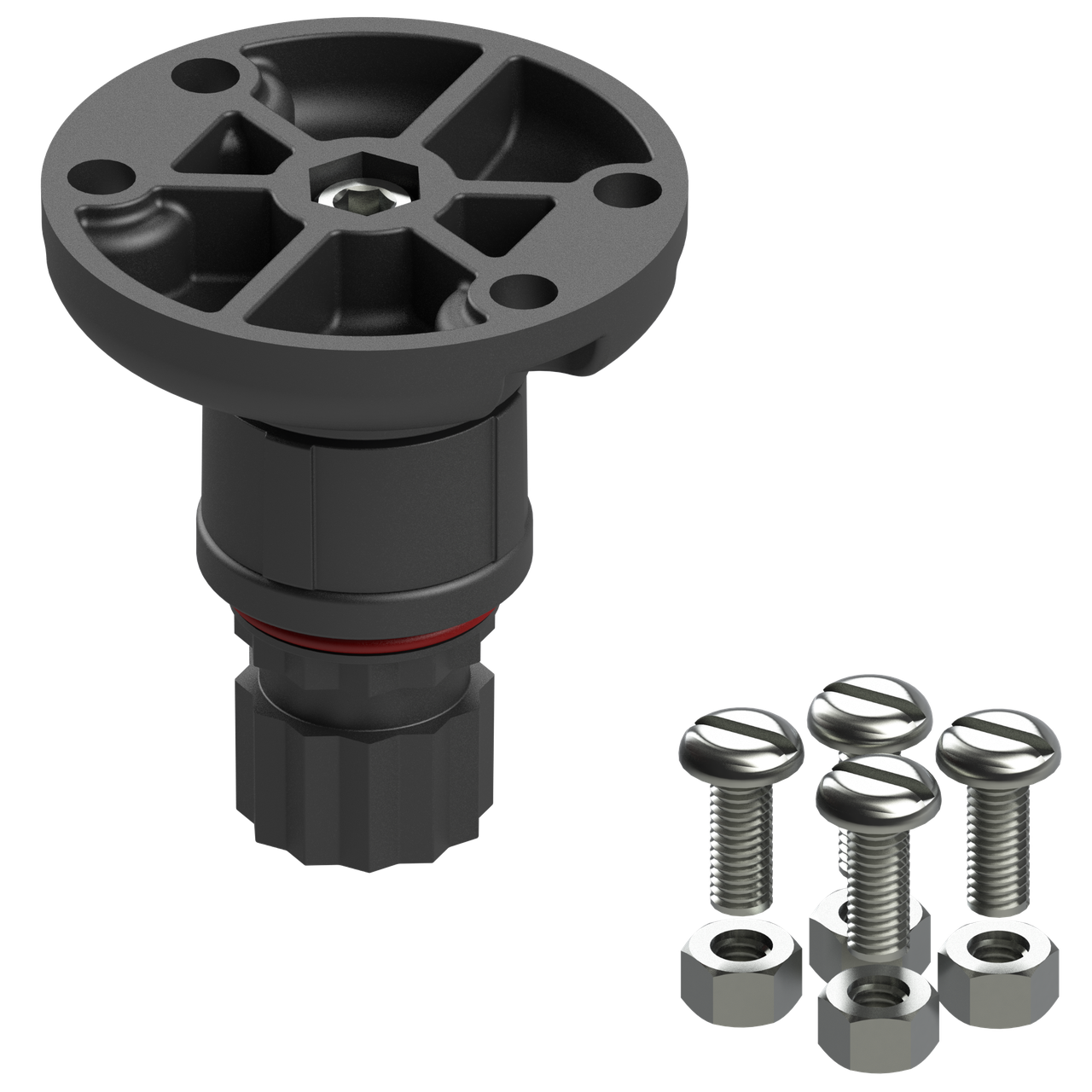 Поворотна платформа для обладнання Borika FASTen Mia Чорний (01.04.010.01.01) - фото 5 Поворотна платформа для обладнання Borika FASTen Mia Чорний (01.04.010.01.01) - фото 5