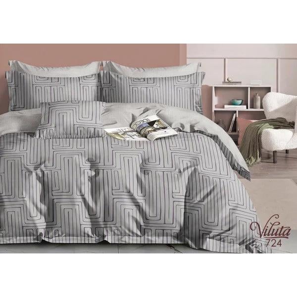 Комплект постельного белья Viluta Twill 724 сатин двуспальный (1383)