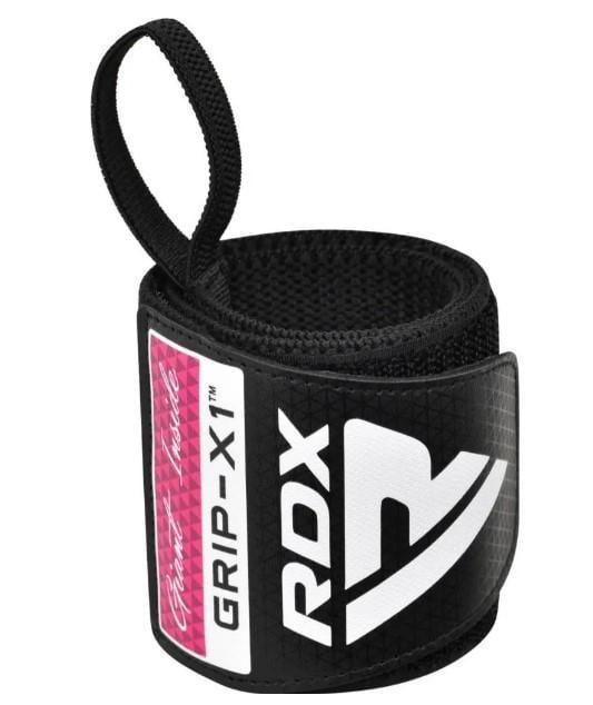 Бинты для запястий RDX GYM WRIST WRAP R11 Black/Pink (WAH-WR11BP)