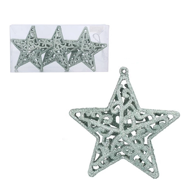 Набор новогодних подвесок 10,5 см 3 шт. (43165)