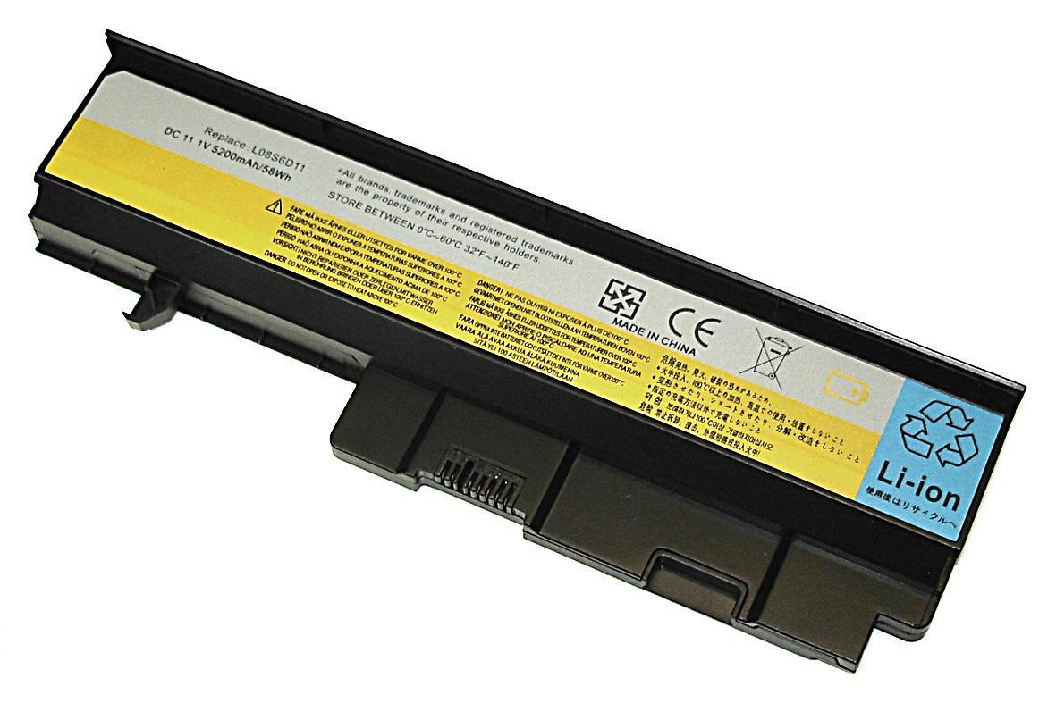 Аккумулятор для ноутбука Lenovo-IBM L08L6D11 IdeaPad Y330 11,1 V 5200 mAh (005794)
