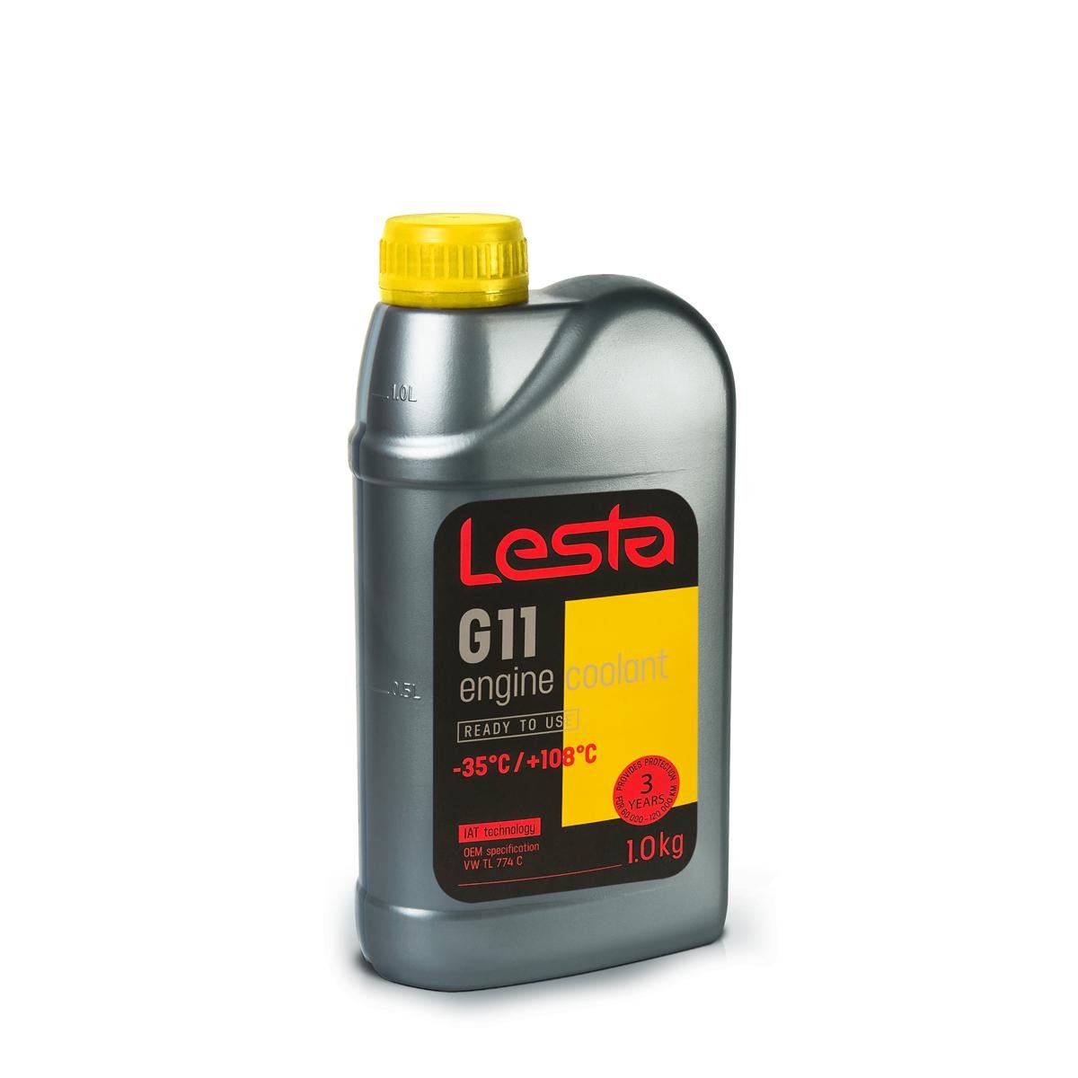 Антифриз G11 Lesta готовий -35 °C 1 кг Жовтий (395742_AS-A35-G11G/1-HM)