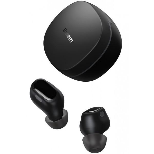 Наушники беспроводные Bluetooth Baseus Encok True Wireless Earphones WM01 Black